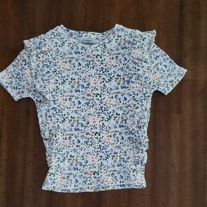 Madden Girl Crop Top with Ruffles - Size L